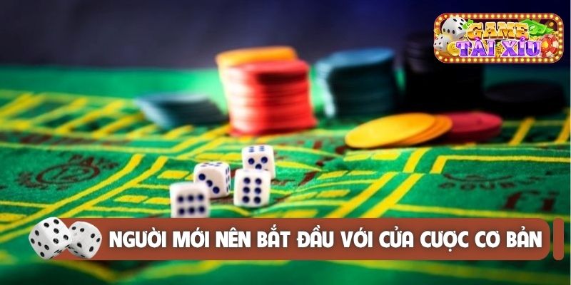 Người mới chơi sicbo nên bắt đầu với cửa cược cơ bản