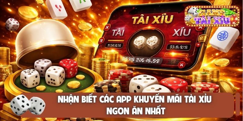 Nhận biết các app khuyến mãi tài xỉu ngon ăn nhất